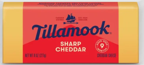 Generic Tillamook Sharp Cheddar 8 oz (Pack of 4)