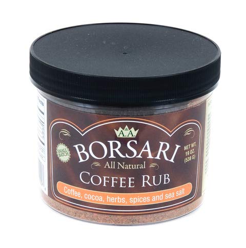 Borsari Coffee Rub Seasoning - Gourmet Rib Rub Seasoning and Dry Rub