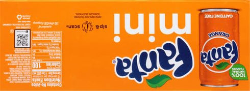 7.5 oz, 20 Pack Fanta Orange Soda Fruit Flavored Soft Drink, fl