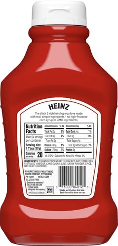 (44 oz Heinz Simply Tomato Ketchup Bottle)