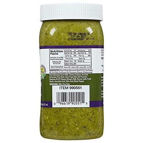 SEZE Italian Basil Pesto - 100% Imported Italian Basil DOP with Extra Virgin