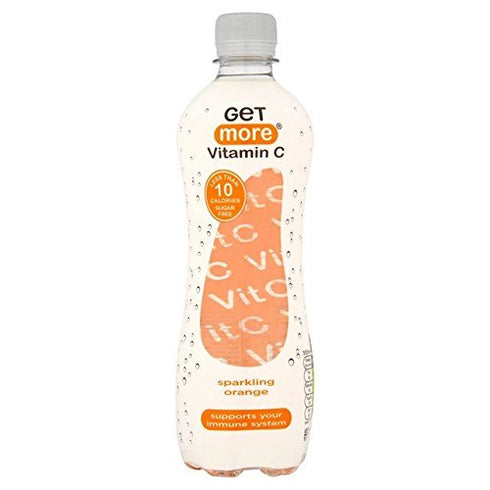 Get More Sparkling Vitamin C Water Orange - 500ml (16.91fl oz)