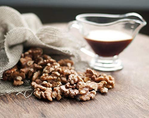 4 Omega-3 Food to Live - California Walnuts Halves & Pieces, Ounces Raw, Unsalted, Shelled, Vegan, Kosher, Sirtfood