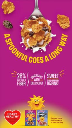 Generic 29.5 oz (1 Raisin Bran Breakfast Cereal, Mega Size, Box)