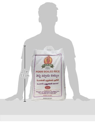 Laxmi 20 Ponni Boiled Rice, Pound