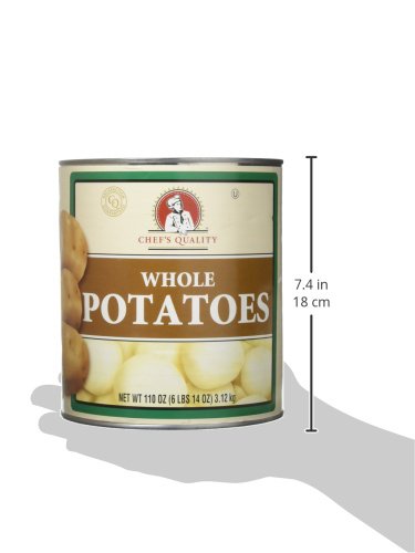 Chef's Quality 10, 110 Chefs Quality Whole White Potato No. Ounce