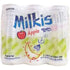 Lotte 4 8.45 Oz, Pack 24 Milkis Carbonated Drink Variety Flavors, Apple, Melon, Strawberry & Original, Fl