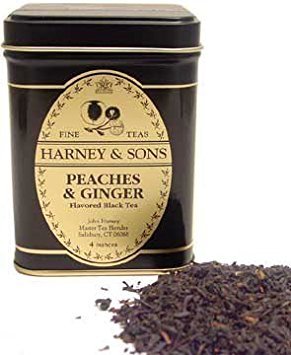 Peaches & Ginger Loose Tea, 4 Ounce Tin