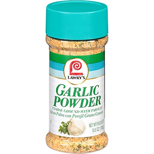 Lawrys Coarse Ground with Parsley Garlic Powder, 5.5 oz