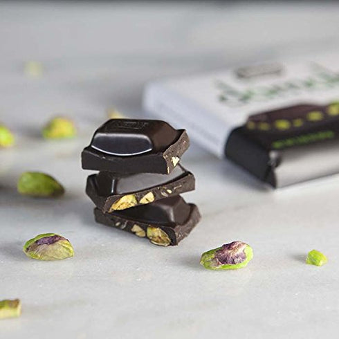 2.46 Nestle Damak Dark Chocolate with Pistachios, Ounce