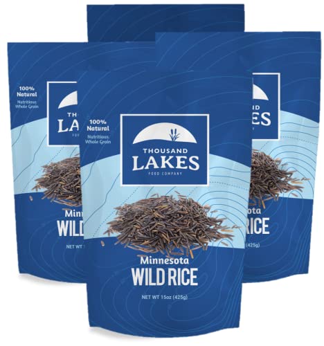 Thousand Lakes Minnesota Grown Wild Rice - 4-pack 15 ounces (3.75 pounds