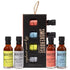 Smokehouse by Thoughtfully Gourmet BBQ Sauce Sampler Set, Vegan, Pack of 4 with Honey Chipotle, Sweet and Spicy