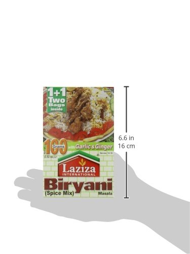 Laziza 100-Gram (Pack 6) Biryani Masala, Boxes