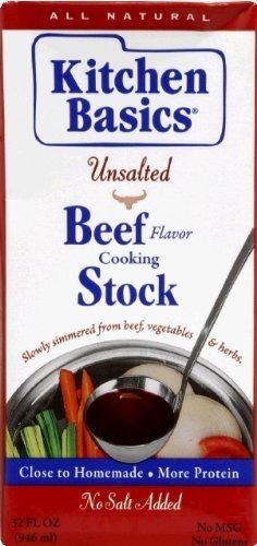 Kitchen Basics, Stock Beef Unsltd, 32 OZ (Pack of 12) ( Value