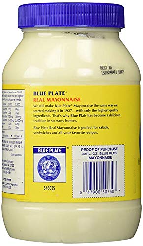 30 oz (Pack 2) Blue Plate Real Mayonnaise, fl