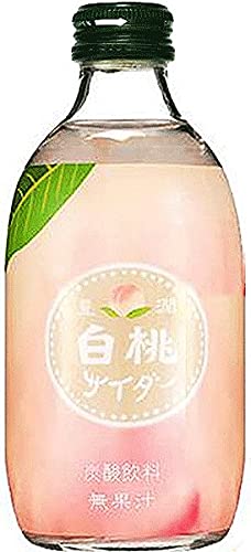 Tomomasu (6 Pack, 60fl.oz) Japanese Peach Cider Soft Drink Total