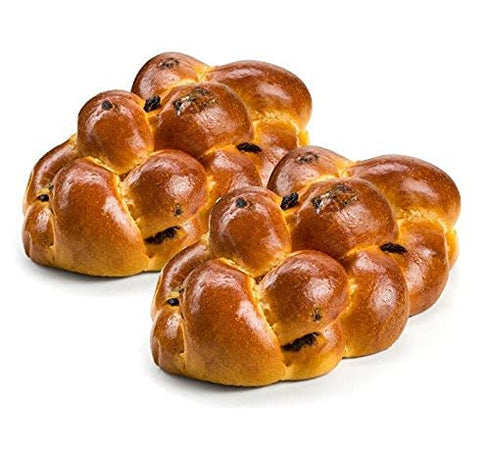 ChallahGram 16 (2 Pack) Gifts Kosher Fresh Raisin Challah Bread Ounce - Traditional Raisin Bread for your Holiday