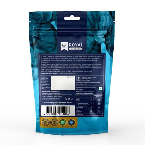 7 Oz Roasted Salted Cashew Nuts