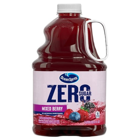Ocean Spray ZERO Sugar Mixed Berry Juice Drink, Cranberry Juice Drink Sweetened