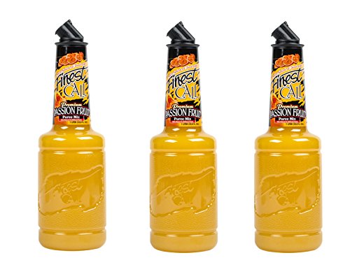 Finest Call Premium Passion Fruit Puree Drink Mix, 1 Liter Bottle (33.8