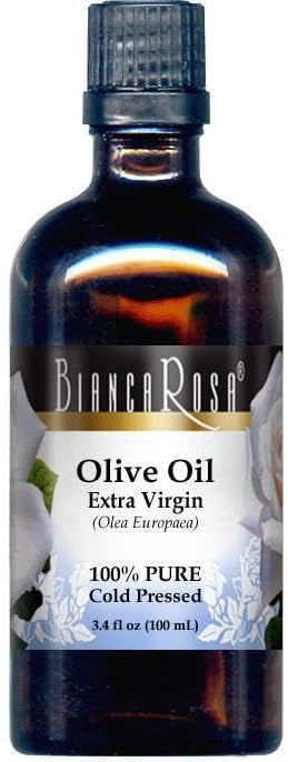 Bianca Rosa 100% (3.40 oz, 428140) 2 Pack Olive Oil, Extra Virgin - Pure, Cold Pressed fl ZIN:
