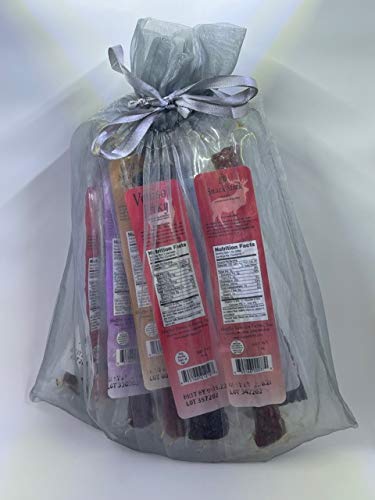 Shaffer Venison Farms Meat Snack Gift Bag- 1 Snack Stick in each of our 12