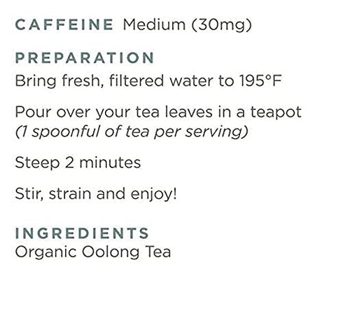 (92 Golden Moon Tea Tie Guan Yin Oolong Tea - Organic Green Tea - Wulong Variety - Loose Leaf, Non-GMO - Half Pound