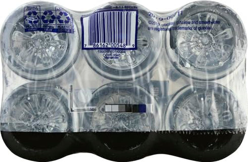 9+Ph, 33.8 Oz (Pack 6) smartwater Alkaline Water Vapor Distilled Premium Water, Fl