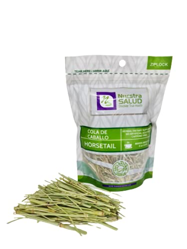 Horsetail Tea Cola de Caballo Herbal Tea, 30g (1.06oz) - 100% Natural, Caffeine Free Detox