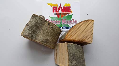 Maine Grilling Products Bulk Maine Sugar Maple Grilling Chunks - 12x8x8 Box, Approx 15lbs