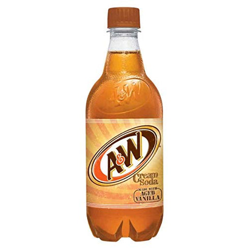 A&W Cream Soda 20 Oz (Pack 10, 200 Oz) , Made With Aged Vanilla, Fl Can, of Total of Fl