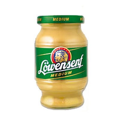 Loewensenf Lowensenf Medium Mustard, 8.45 oz (250g) Jar