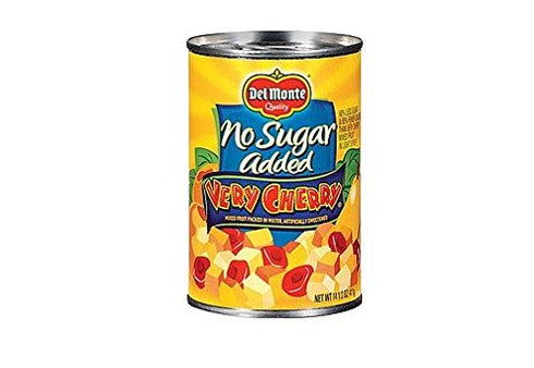 Delmonte No Sugar Added Very Cherry Canned Fruit (Pack of 3) 14.5
