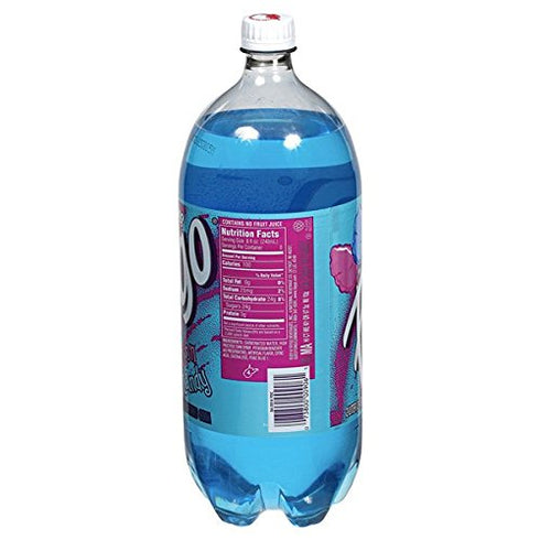2 Faygo Cotton Candy Soda Pop, Liter Plastic Bottle