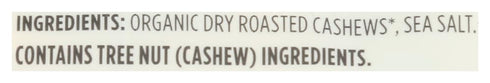 8 Whole Foods Market, Cashews Dry Roasted Sea Salt Fair Trade Organic Ounce