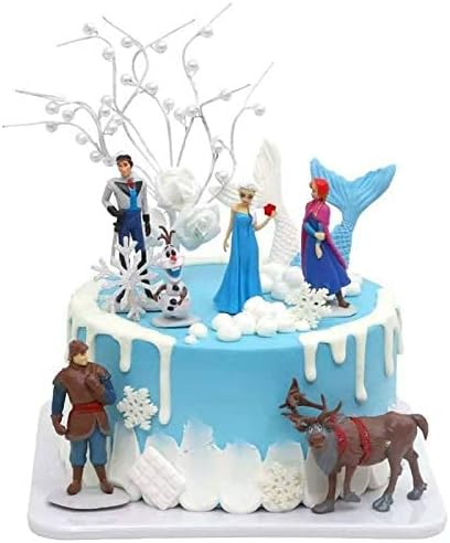 Frozen Cake Topper Figures Set - 6Pcs Frozen Cake Decorations for Birthday Party Supplier