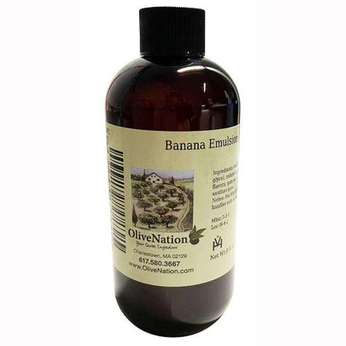 OliveNation Banana Emulsion for Baking, Water Soluble, Non-GMO, Gluten Free, Vegan - 8 Ounces