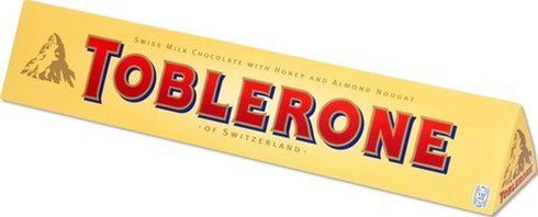 12 100 TOBLERONE SWISS MILK CHOCOLATE WITH HONEY AND ALMOND NOUGAT X G BARS