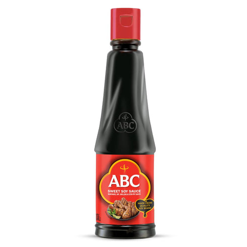 ABC Sweet Soy Sauce – 20.3 Fl Oz (2 Pack) – Vegan Black Dark Soy Glaze for BBQ Marinade, Dip, Stir Fry