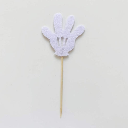 Hongkai 24PCS Mouse Cake Toppers for Kids & Baby Shower Decorations, 1st Birthday, Wedding & Cupcake Party