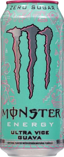 (16oz) 106537 Monster Energy Ultra Vice Guava