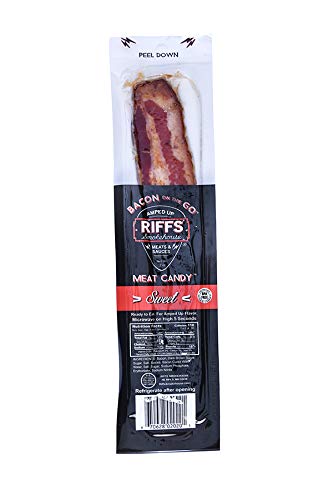 Bacon On The Go by Riffs Smokehouse - SWEET - Pack of
