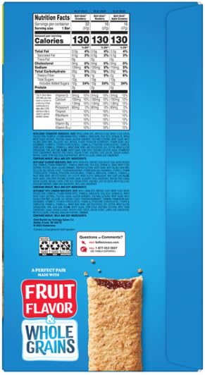 Generic Pack, 1.3 oz, 64 Breakfast Bars, Variety ct