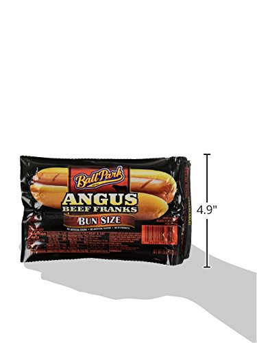 Ball Park 15 oz Angus Beef Franks, Bun Size