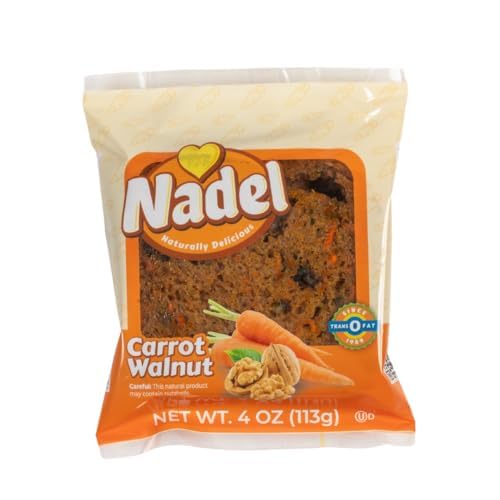 Naturally Delicious Nadel - CARROT CAKE Slices, 16 Pack, Sweet Breads & Cakes Back