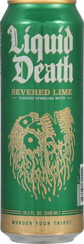19.2 (Pack 5) Liquid Death Severed Lime Sparkling Water Single, FZ