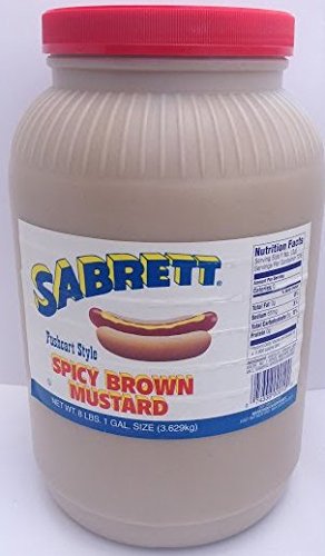 Sabrett Spicy Brown Mustard in 1 Gallon Jug
