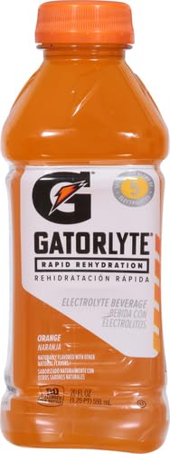 Beverage,20 Oz Gatorlyte Rapid Rehydration Orange Electrolyte Fl Bottle