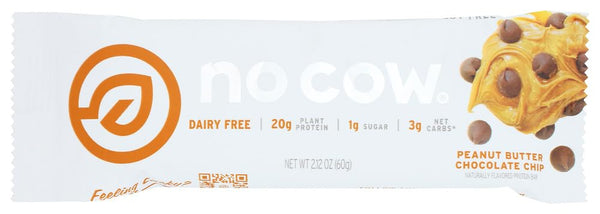 No Cow Bar (ONLY 1 BAR) Peanut Butter Chocolate Chip Bar