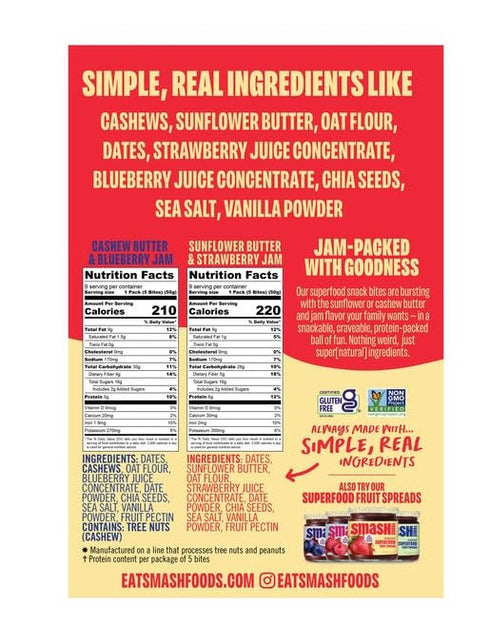 Smash Foods Pack, 18 Snack Bites Variety ct